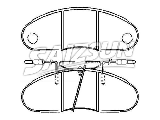 Bremsbelagsatz, Scheibenbremse Brake Pad Set:5000 295 329