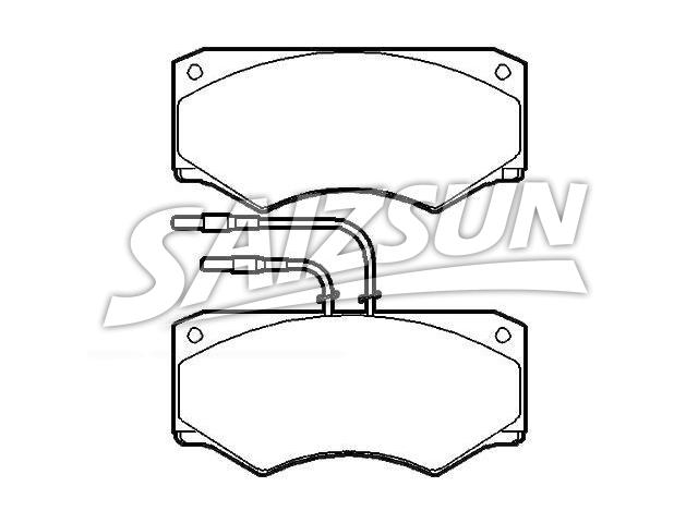 Bremsbelagsatz, Scheibenbremse Brake Pad Set:903 7770