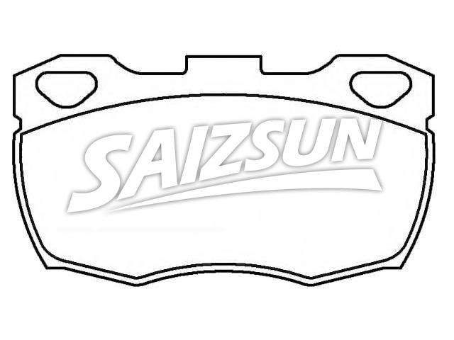 Bremsbelagsatz, Scheibenbremse Brake Pad Set:STC-2952