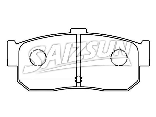 Bremsbelagsatz, Scheibenbremse Brake Pad Set:44060-54C91