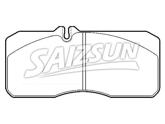 Bremsbelagsatz, Scheibenbremse Brake Pad Set:81 50804 6028