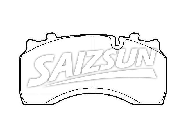 Bremsbelagsatz, Scheibenbremse Brake Pad Set:5001 855 902