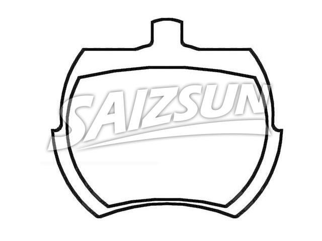 Bremsbelagsatz, Scheibenbremse Brake Pad Set:GBP90177
