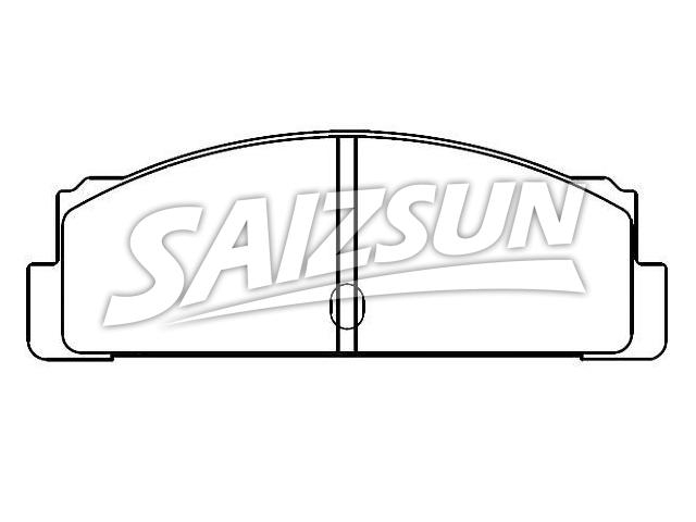 Bremsbelagsatz, Scheibenbremse Brake Pad Set:9 433 33 35