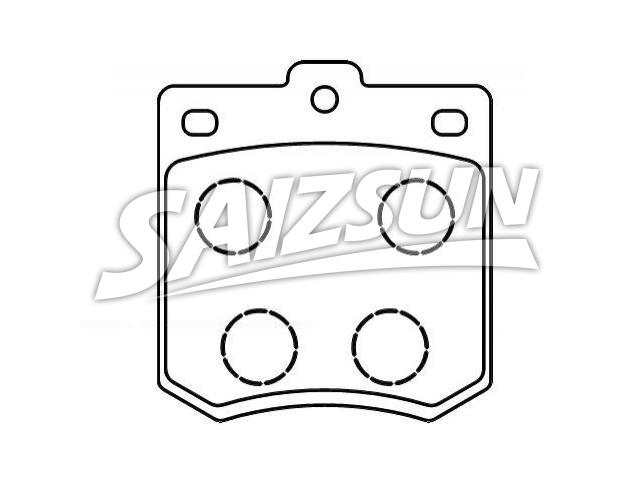 Bremsbelagsatz, Scheibenbremse Brake Pad Set:8-94115-499-0