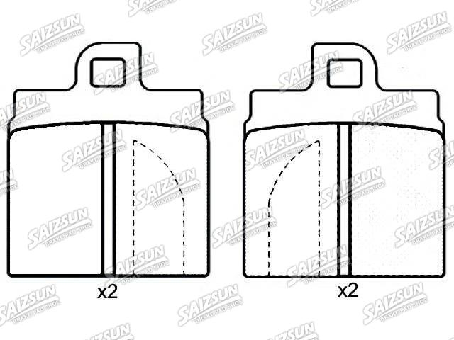 Bremsbelagsatz, Scheibenbremse Brake Pad Set:0060 750 567