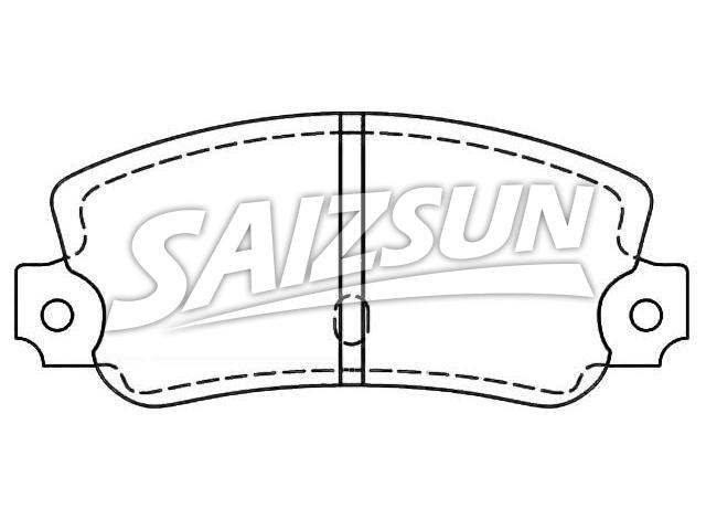 Bremsbelagsatz, Scheibenbremse Brake Pad Set:8 220 30 73