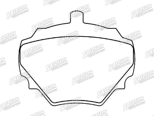 Bremsbelagsatz, Scheibenbremse Brake Pad Set:GBP90266