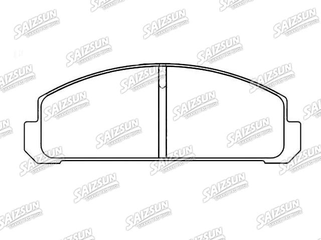 Bremsbelagsatz, Scheibenbremse Brake Pad Set:8532-49-230A