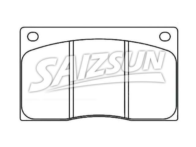 Bremsbelagsatz, Scheibenbremse Brake Pad Set:GBP90224