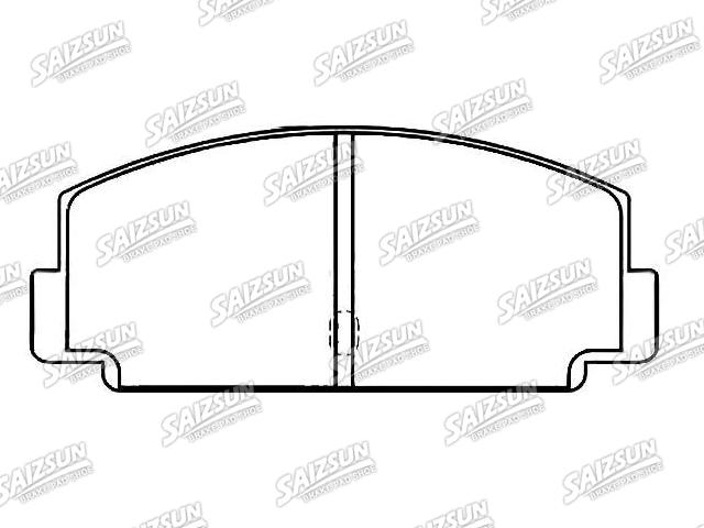 Bremsbelagsatz, Scheibenbremse Brake Pad Set:29625-031090