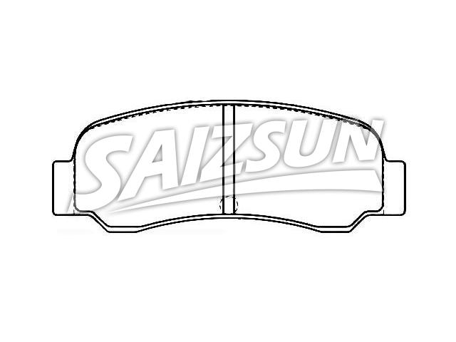 Bremsbelagsatz, Scheibenbremse Brake Pad Set:DBP 521 151
