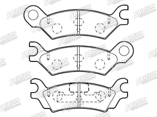 Bremsbelagsatz, Scheibenbremse Brake Pad Set:GG16-49-280