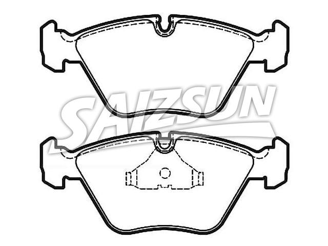 Bremsbelagsatz, Scheibenbremse Brake Pad Set:JLM 1829