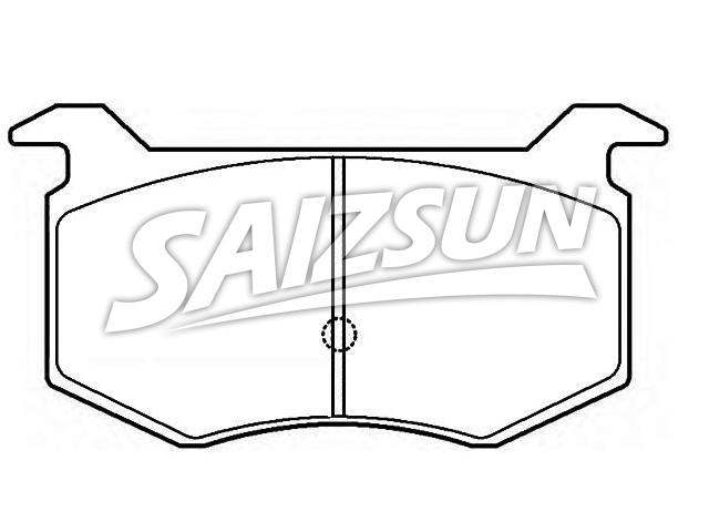 Bremsbelagsatz, Scheibenbremse Brake Pad Set:180942