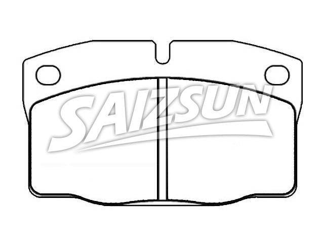 Bremsbelagsatz, Scheibenbremse Brake Pad Set:9610 1972 5