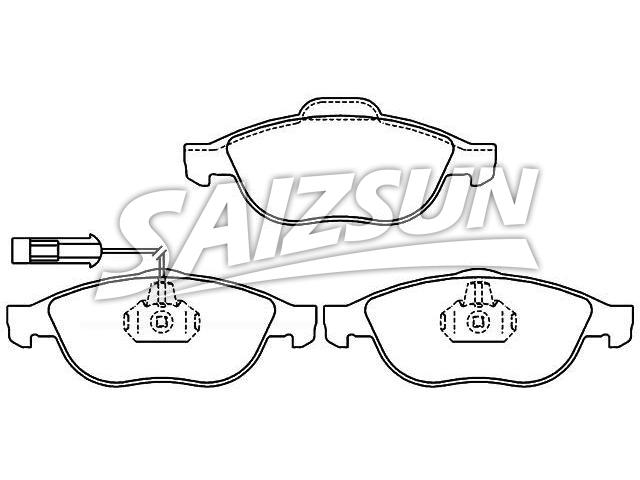 Bremsbelagsatz, Scheibenbremse Brake Pad Set:9951226