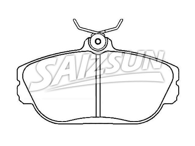 Bremsbelagsatz, Scheibenbremse Brake Pad Set:3 018 001