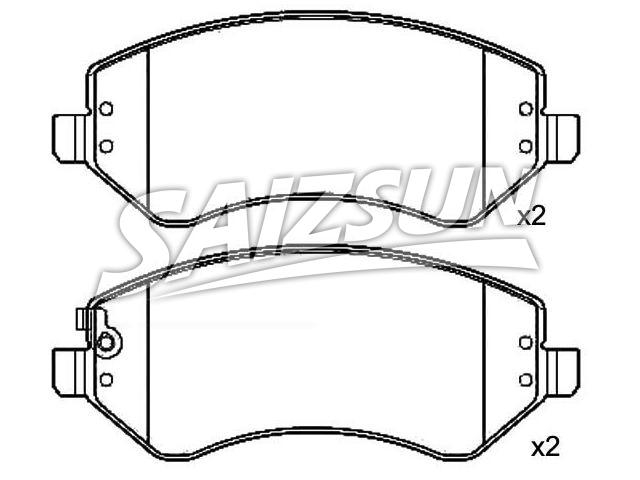 Bremsbelagsatz, Scheibenbremse Brake Pad Set:05019984AA
