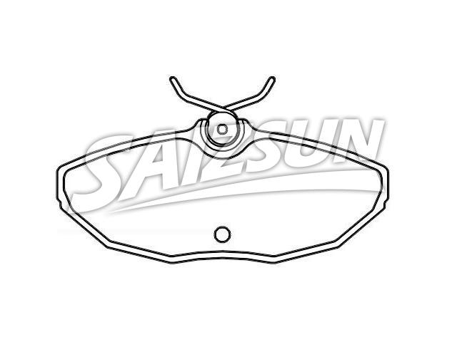 Bremsbelagsatz, Scheibenbremse Brake Pad Set:XR8-12436