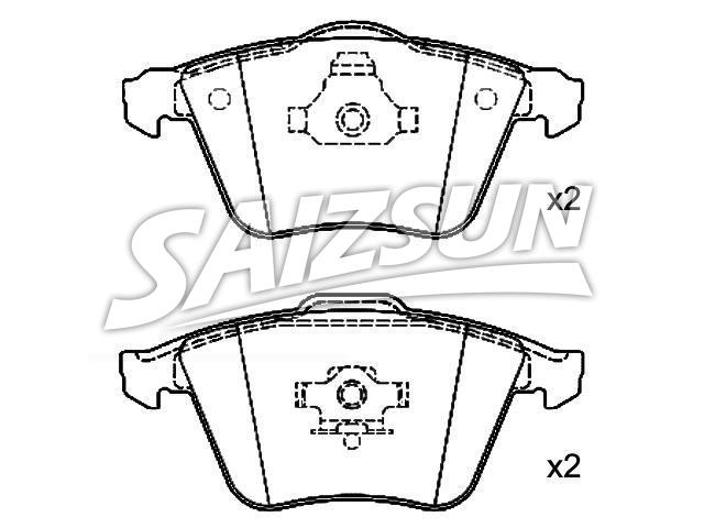 Bremsbelagsatz, Scheibenbremse Brake Pad Set:16 05 195