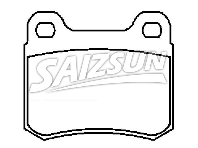 Bremsbelagsatz, Scheibenbremse Brake Pad Set:001 420 01 20