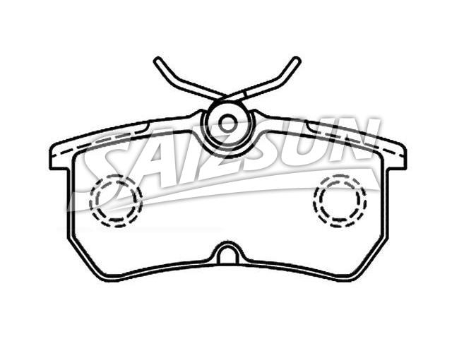 Bremsbelagsatz, Scheibenbremse Brake Pad Set:1 075 565