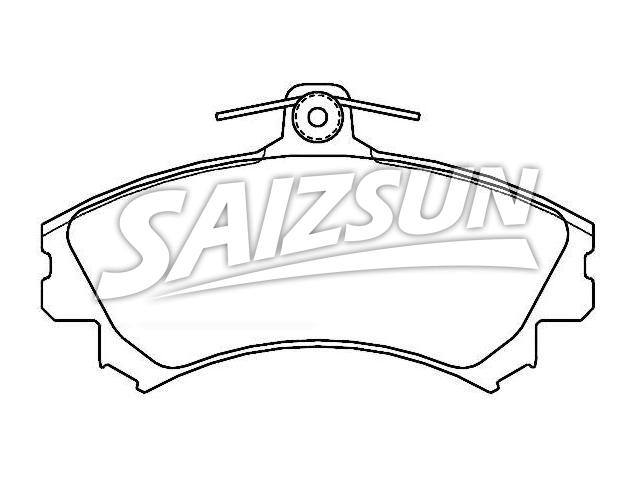 Bremsbelagsatz, Scheibenbremse Brake Pad Set:MR-249241