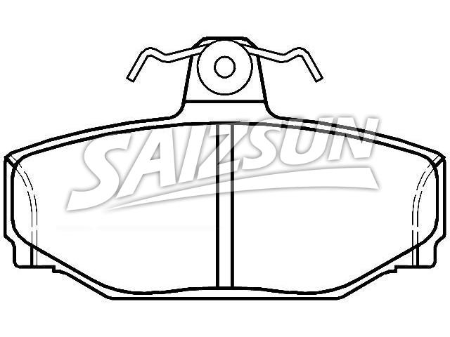 Bremsbelagsatz, Scheibenbremse Brake Pad Set:270 923