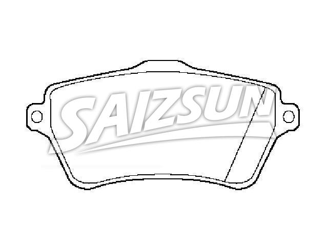 Bremsbelagsatz, Scheibenbremse Brake Pad Set:SFP 000010