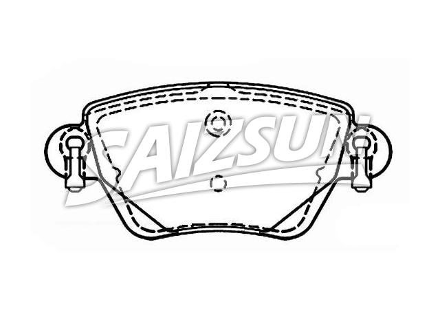 Bremsbelagsatz, Scheibenbremse Brake Pad Set:1 227 108