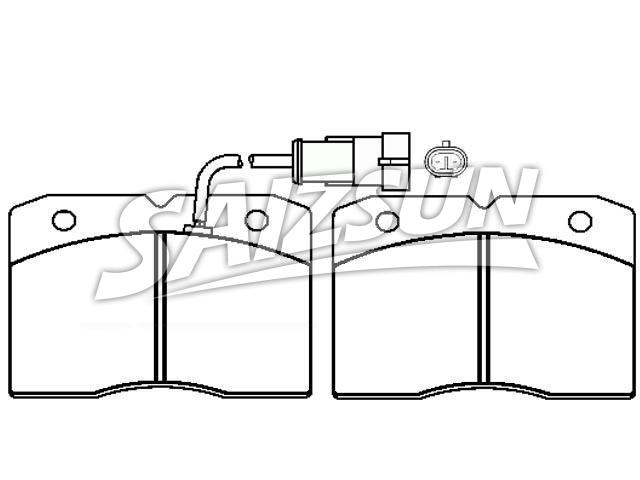 Bremsbelagsatz, Scheibenbremse Brake Pad Set:190 6429