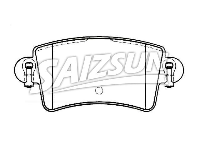 Bremsbelagsatz, Scheibenbremse Brake Pad Set:44060-00QAE