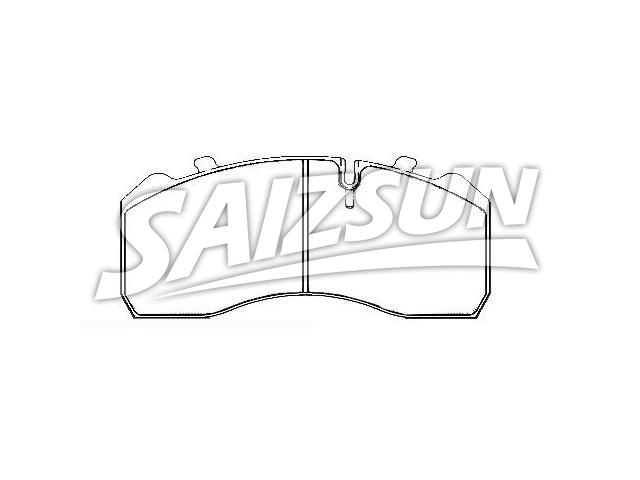 Bremsbelagsatz, Scheibenbremse Brake Pad Set:02.0312.15.00