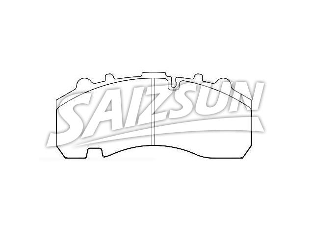 Bremsbelagsatz, Scheibenbremse Brake Pad Set:05.092.90.07.0
