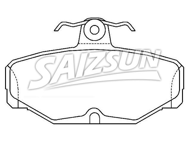 Bremsbelagsatz, Scheibenbremse Brake Pad Set:1 637 872