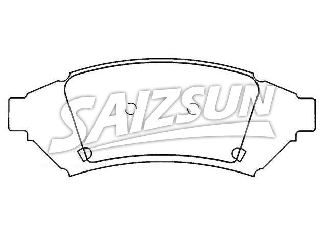 Bremsbelagsatz, Scheibenbremse Brake Pad Set:18048676