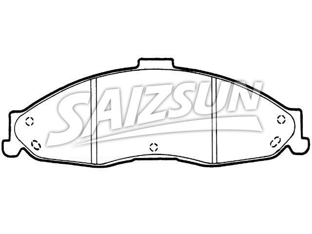 Bremsbelagsatz, Scheibenbremse Brake Pad Set:18026165