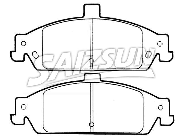 Bremsbelagsatz, Scheibenbremse Brake Pad Set:18024383