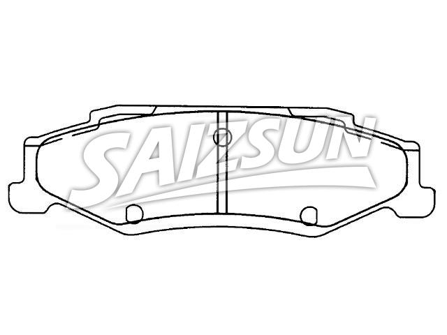 Bremsbelagsatz, Scheibenbremse Brake Pad Set:12530688