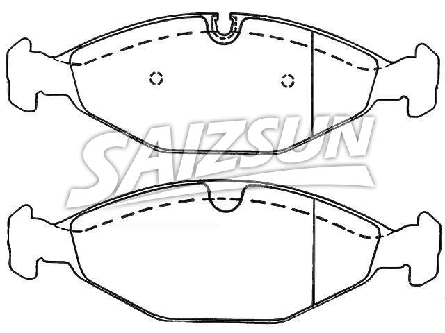 Bremsbelagsatz, Scheibenbremse Brake Pad Set:JLM11058