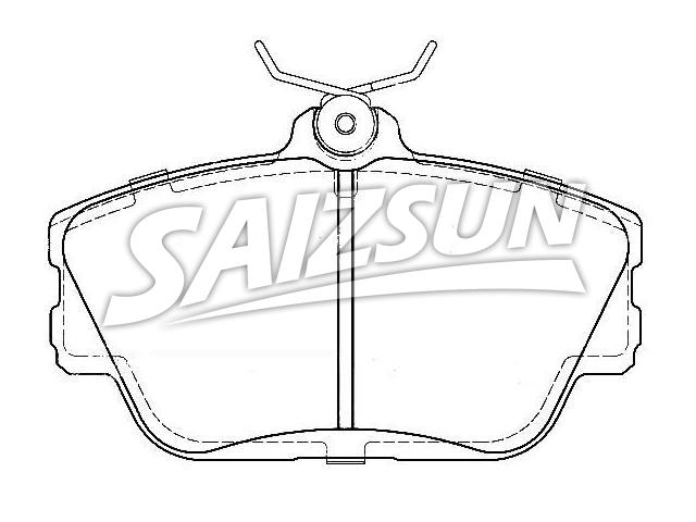 Bremsbelagsatz, Scheibenbremse Brake Pad Set:F3LY-2001-A
