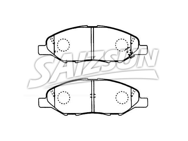 Bremsbelagsatz, Scheibenbremse Brake Pad Set:AY040-NS110
