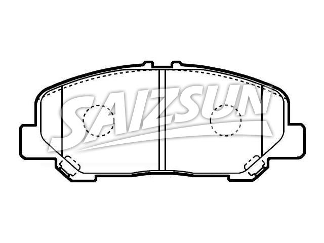Bremsbelagsatz, Scheibenbremse Brake Pad Set:04465-28520