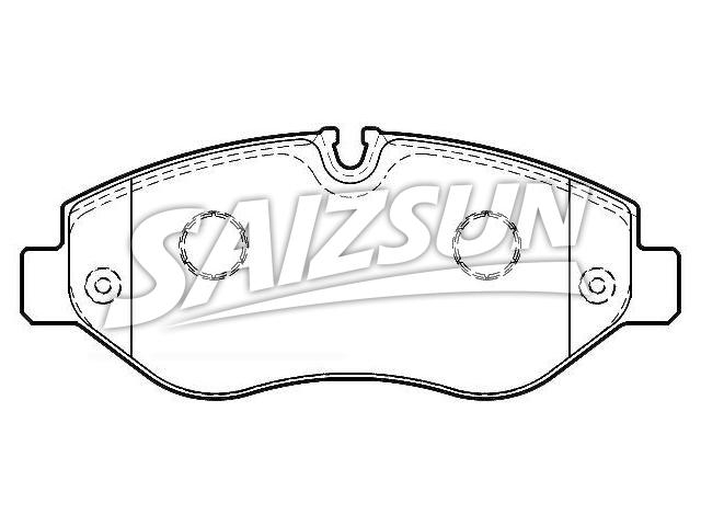 Bremsbelagsatz, Scheibenbremse Brake Pad Set:004 420 83 20