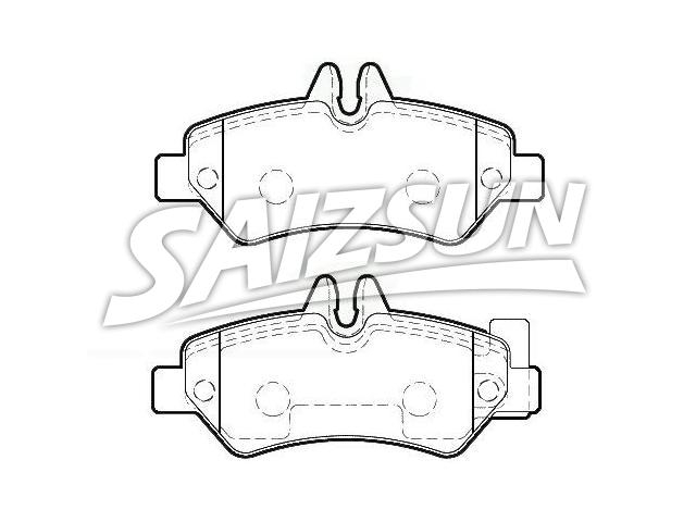 Bremsbelagsatz, Scheibenbremse Brake Pad Set:004 420 69 20