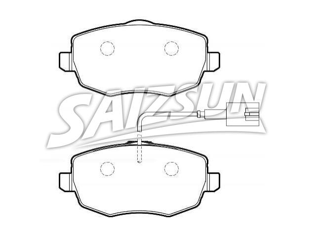 Bremsbelagsatz, Scheibenbremse Brake Pad Set:77364331
