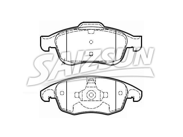 Bremsbelagsatz, Scheibenbremse Brake Pad Set:4253.61