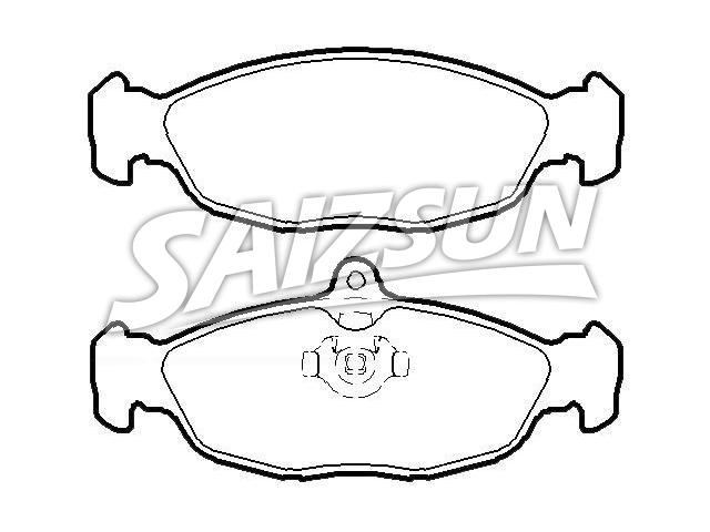 Bremsbelagsatz, Scheibenbremse Brake Pad Set:JLM21220
