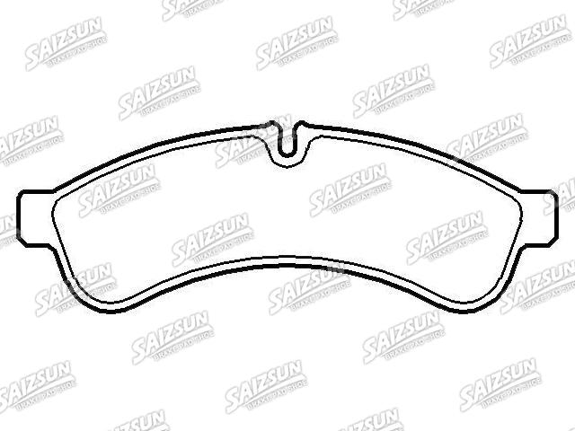 Bremsbelagsatz, Scheibenbremse Brake Pad Set:425556633